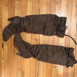 Brown Suede Women's Boots